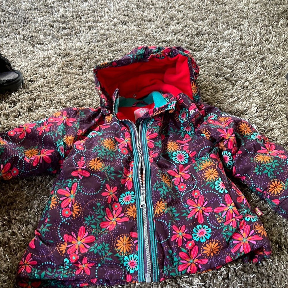 Warm winter jacket…removable hood